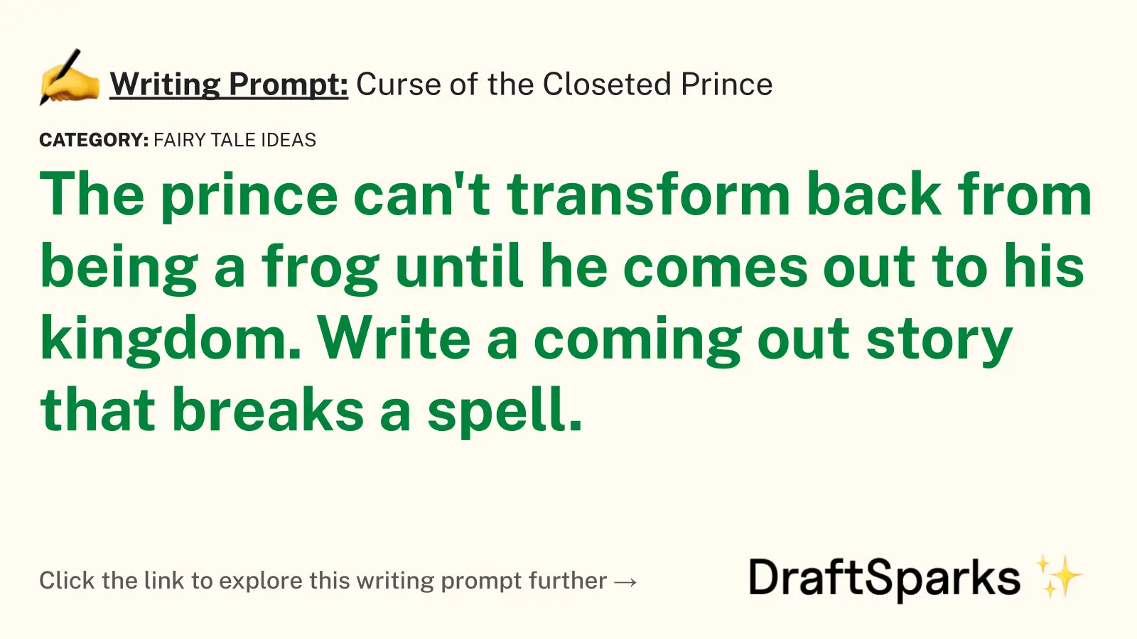 Curse of the Closeted Prince