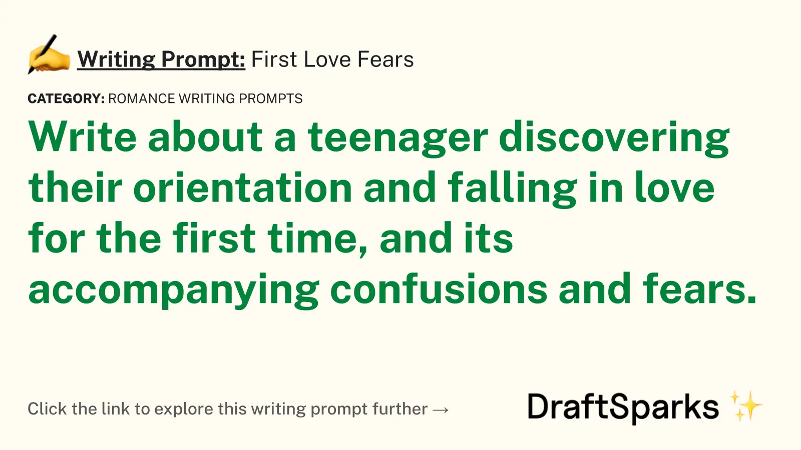First Love Fears