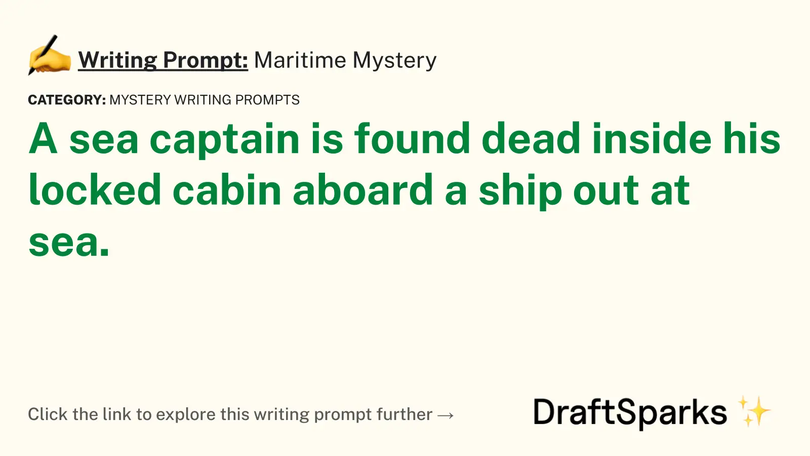 Maritime Mystery