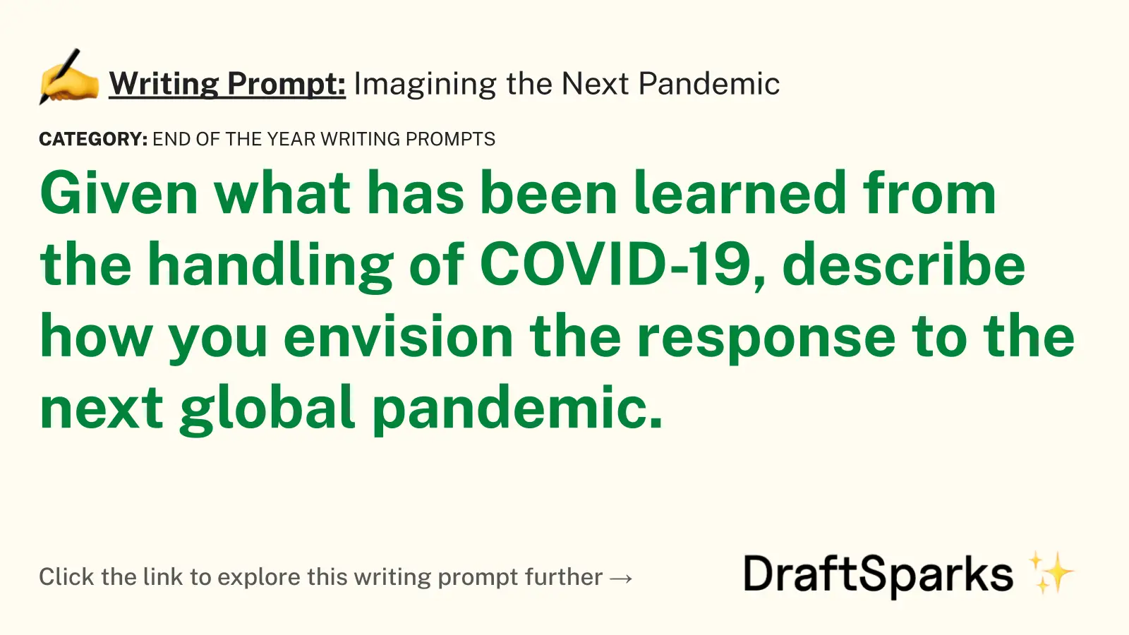 Imagining the Next Pandemic