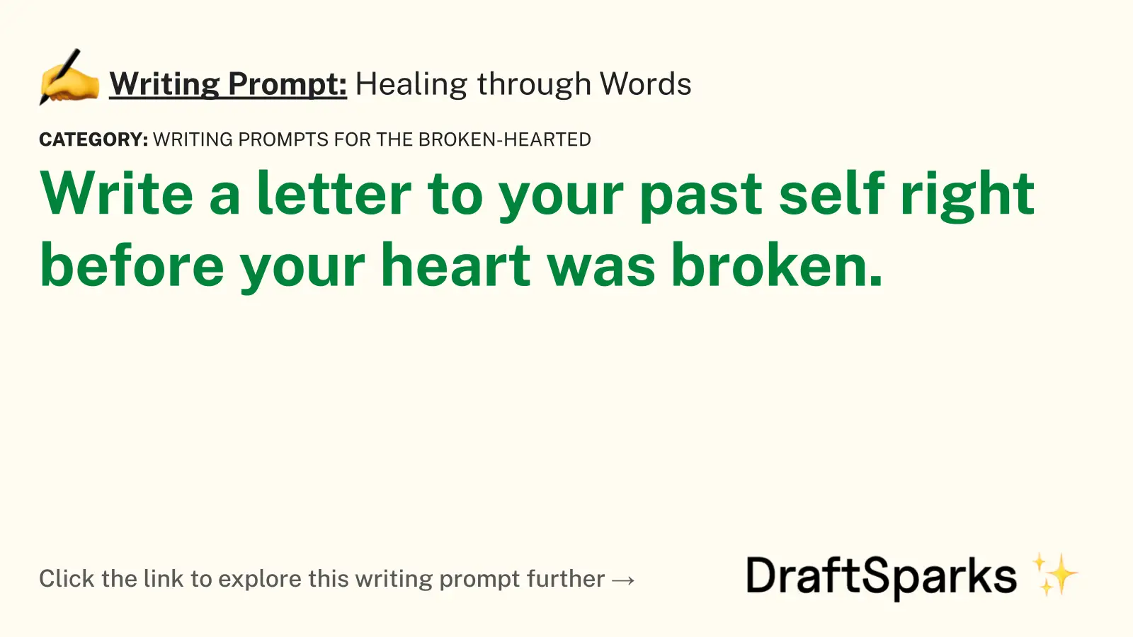 Healing through Words