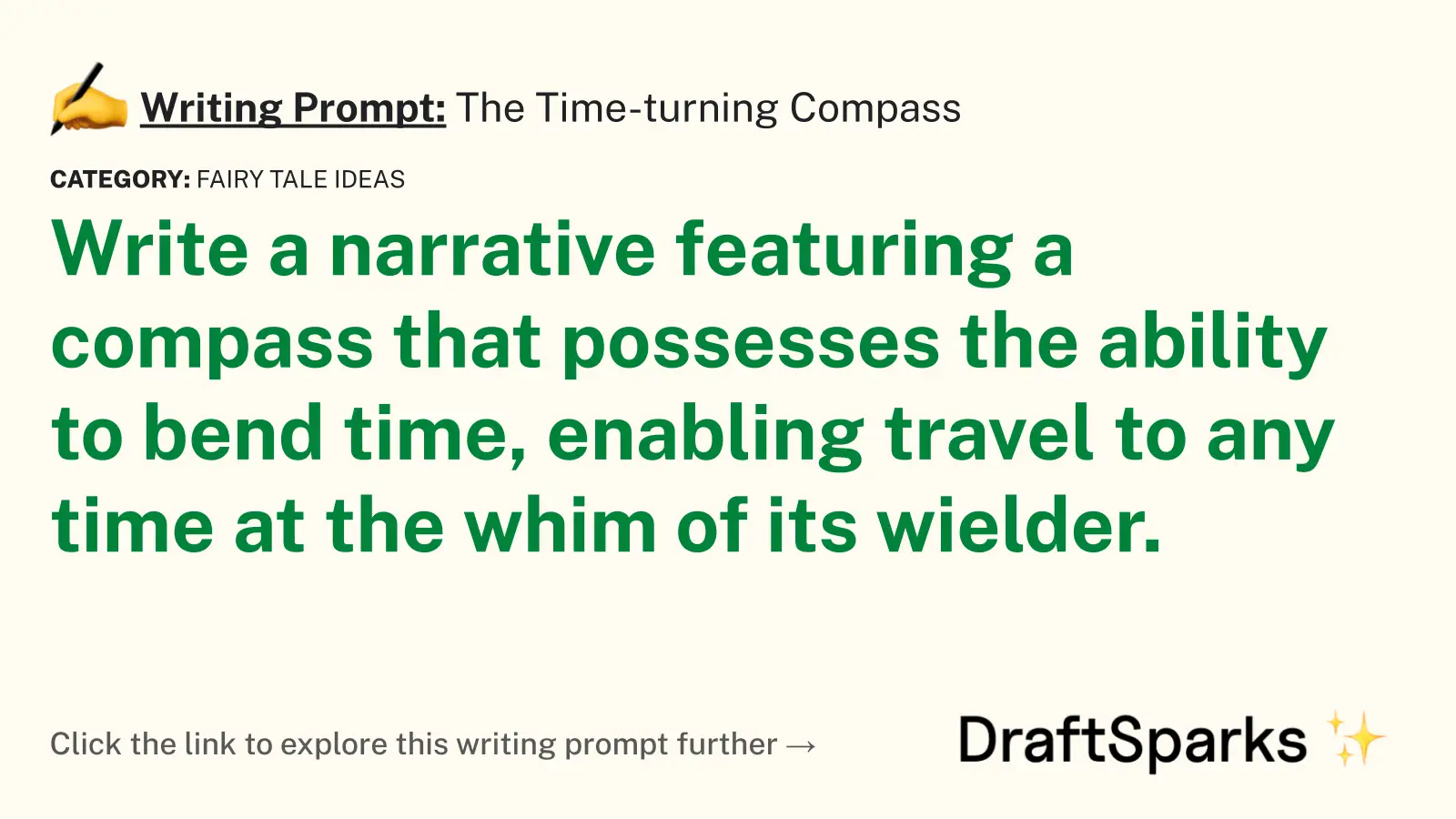 The Time-turning Compass