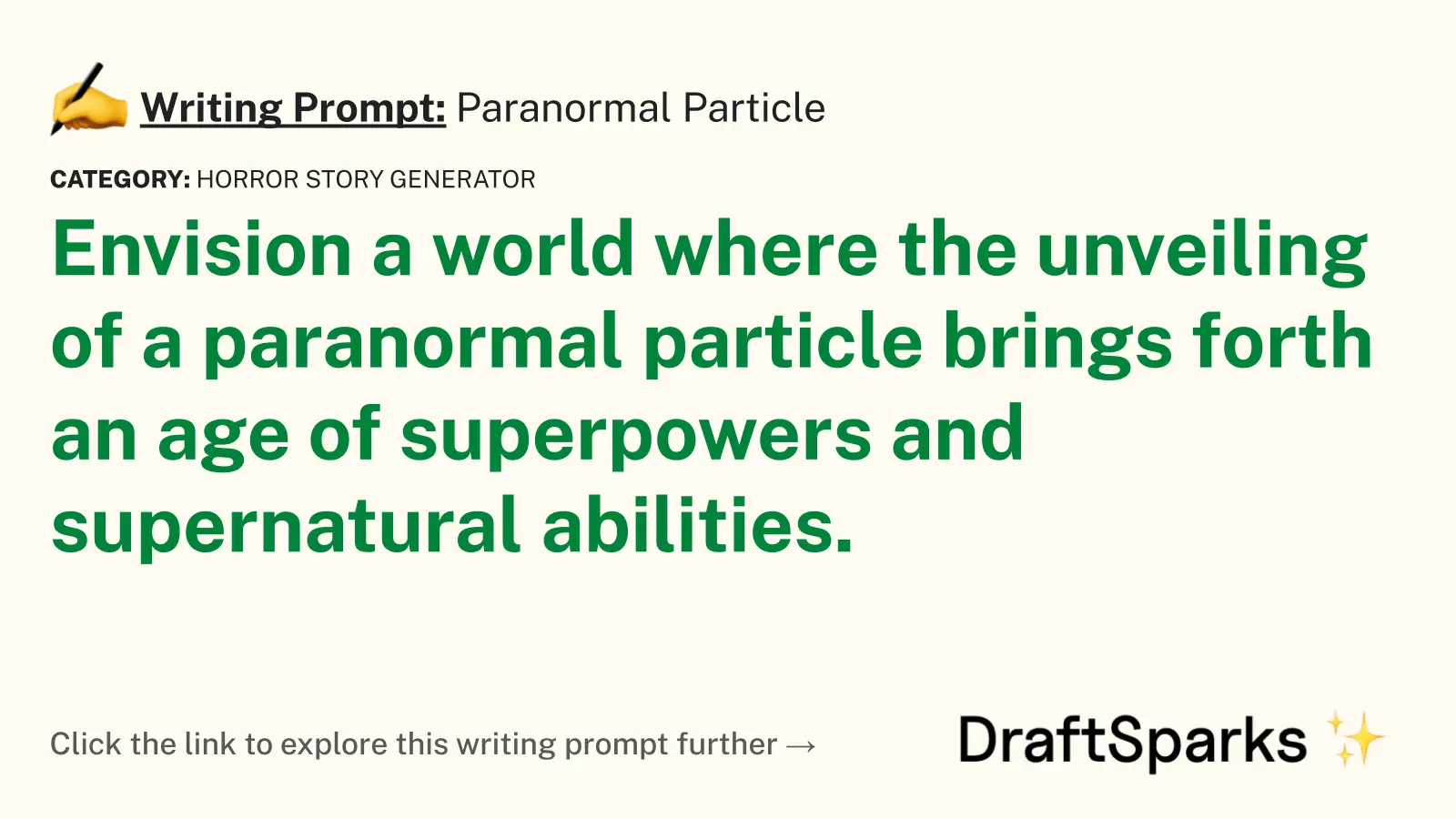 Paranormal Particle