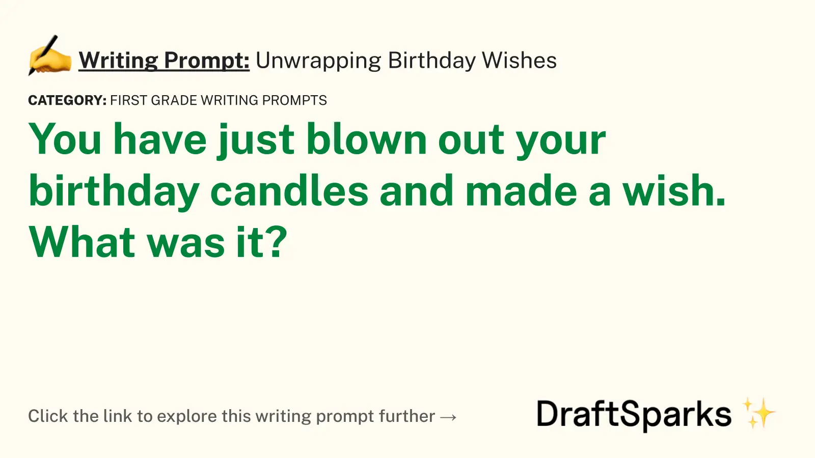 Unwrapping Birthday Wishes