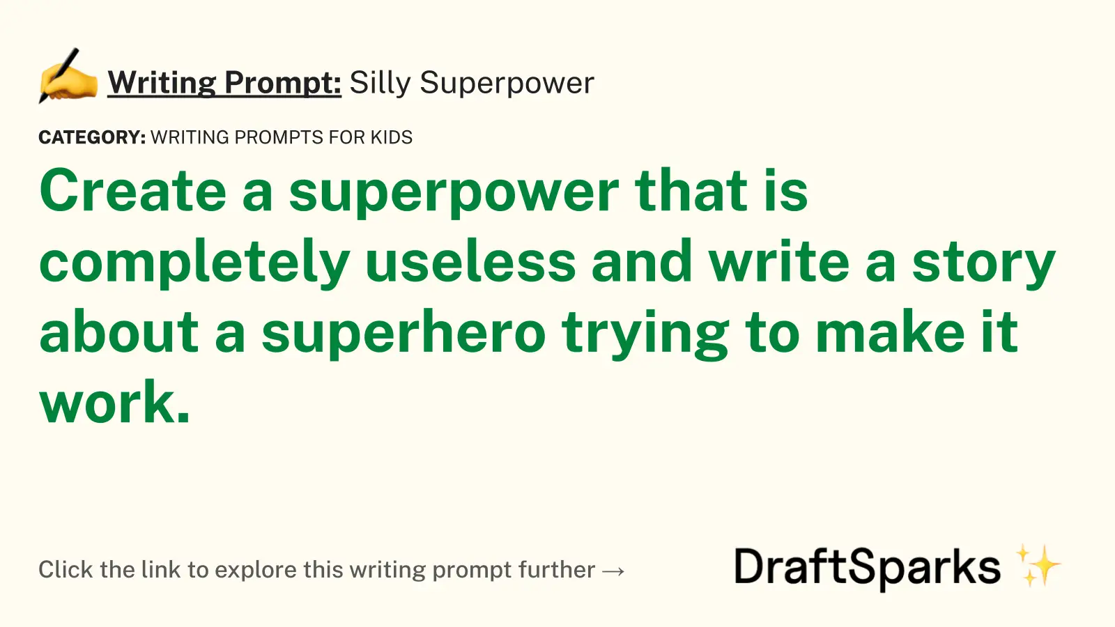 Silly Superpower