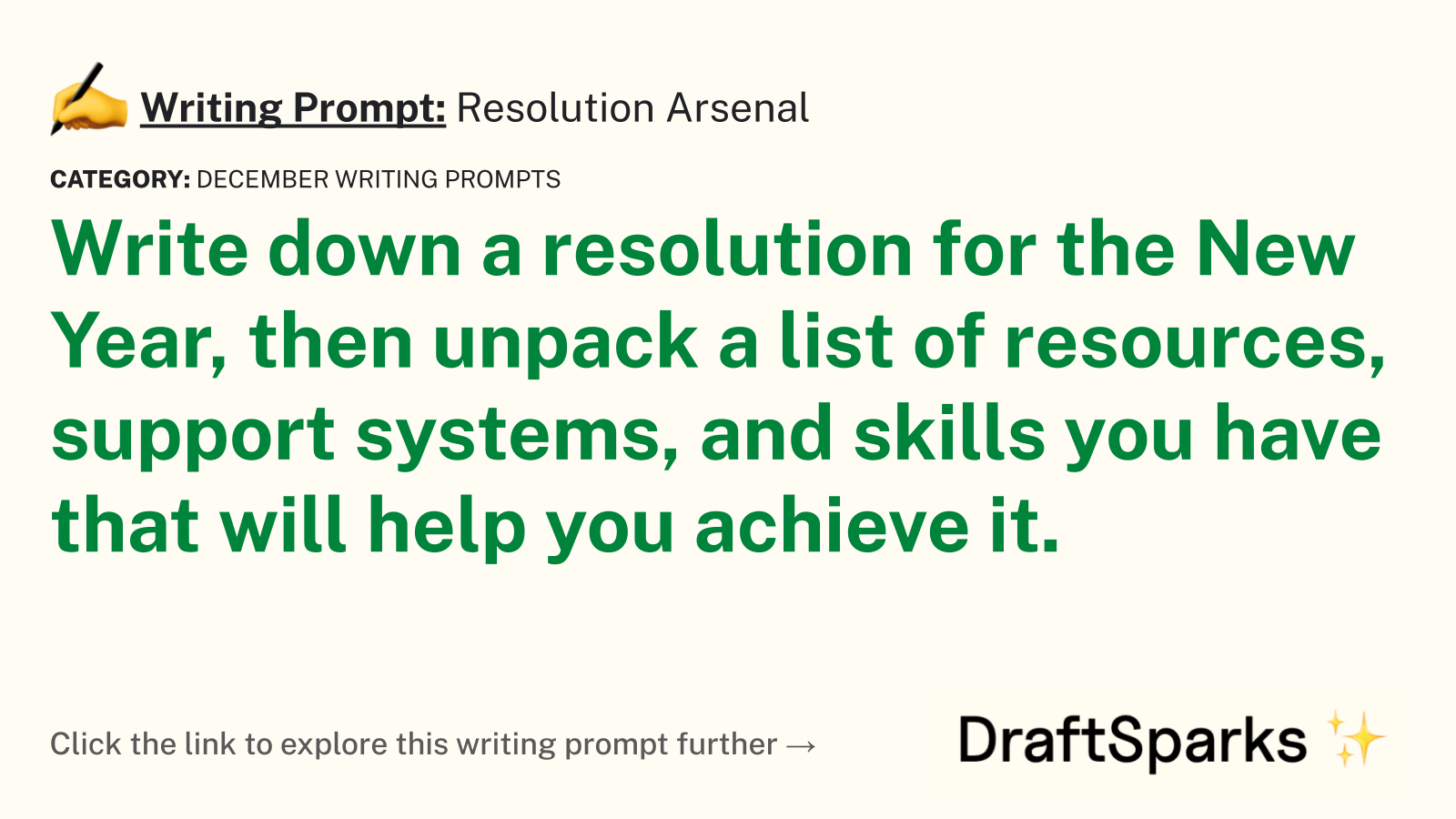 Resolution Arsenal