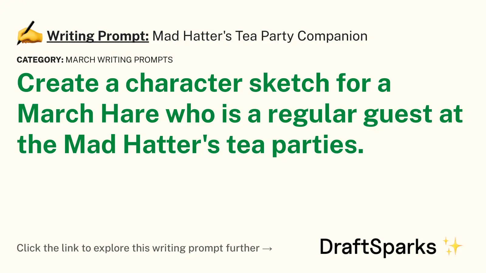 Mad Hatter’s Tea Party Companion
