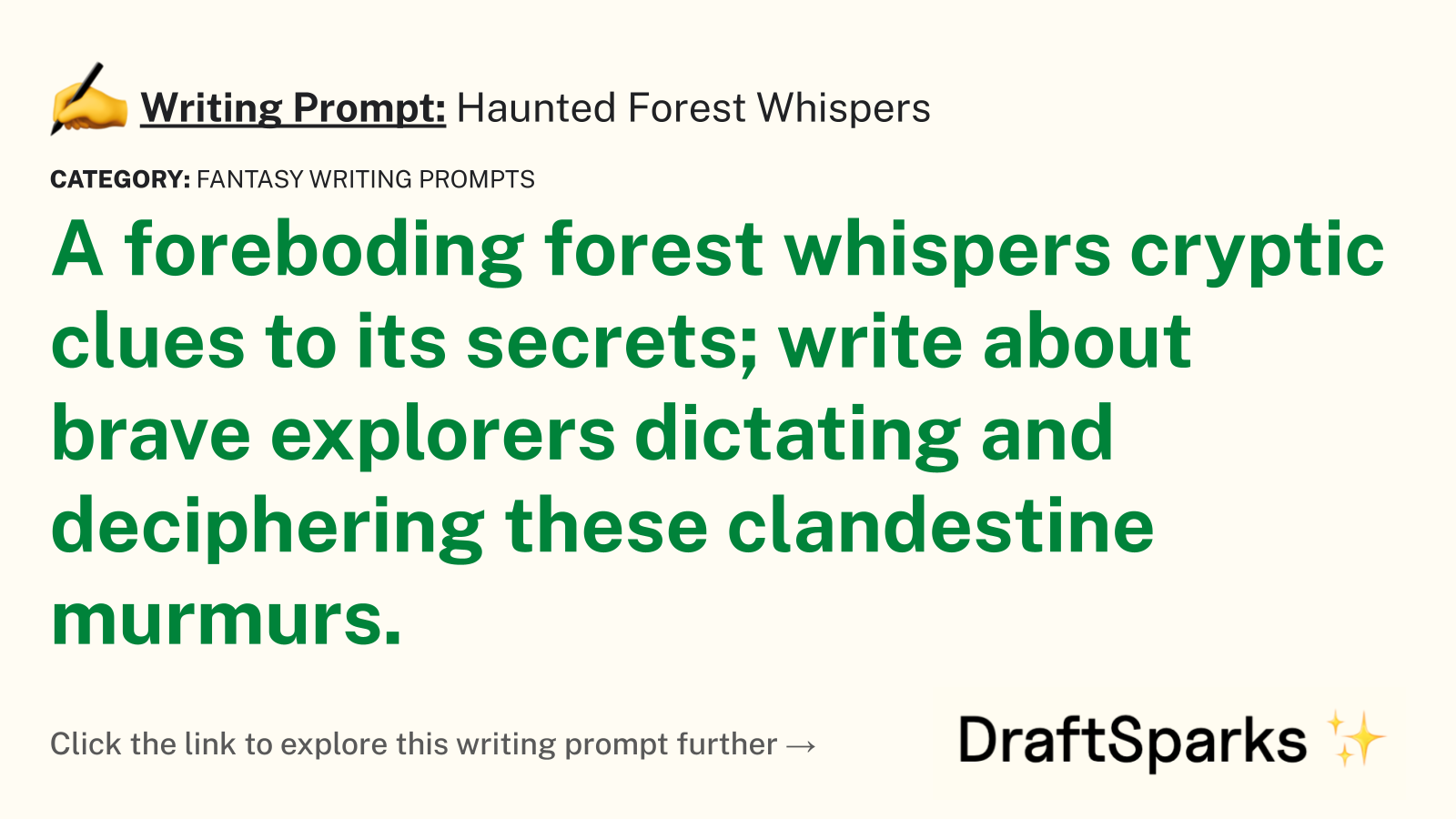 Haunted Forest Whispers
