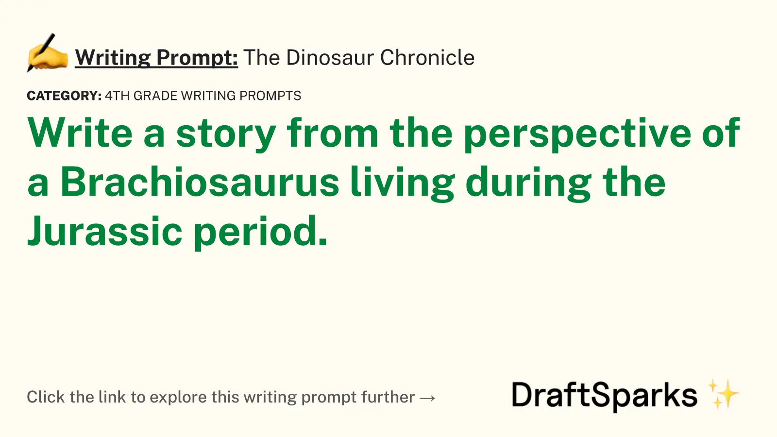 The Dinosaur Chronicle