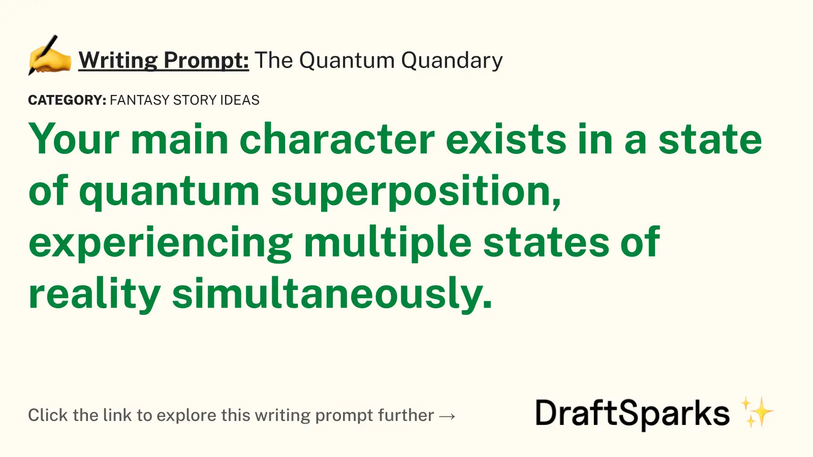 The Quantum Quandary