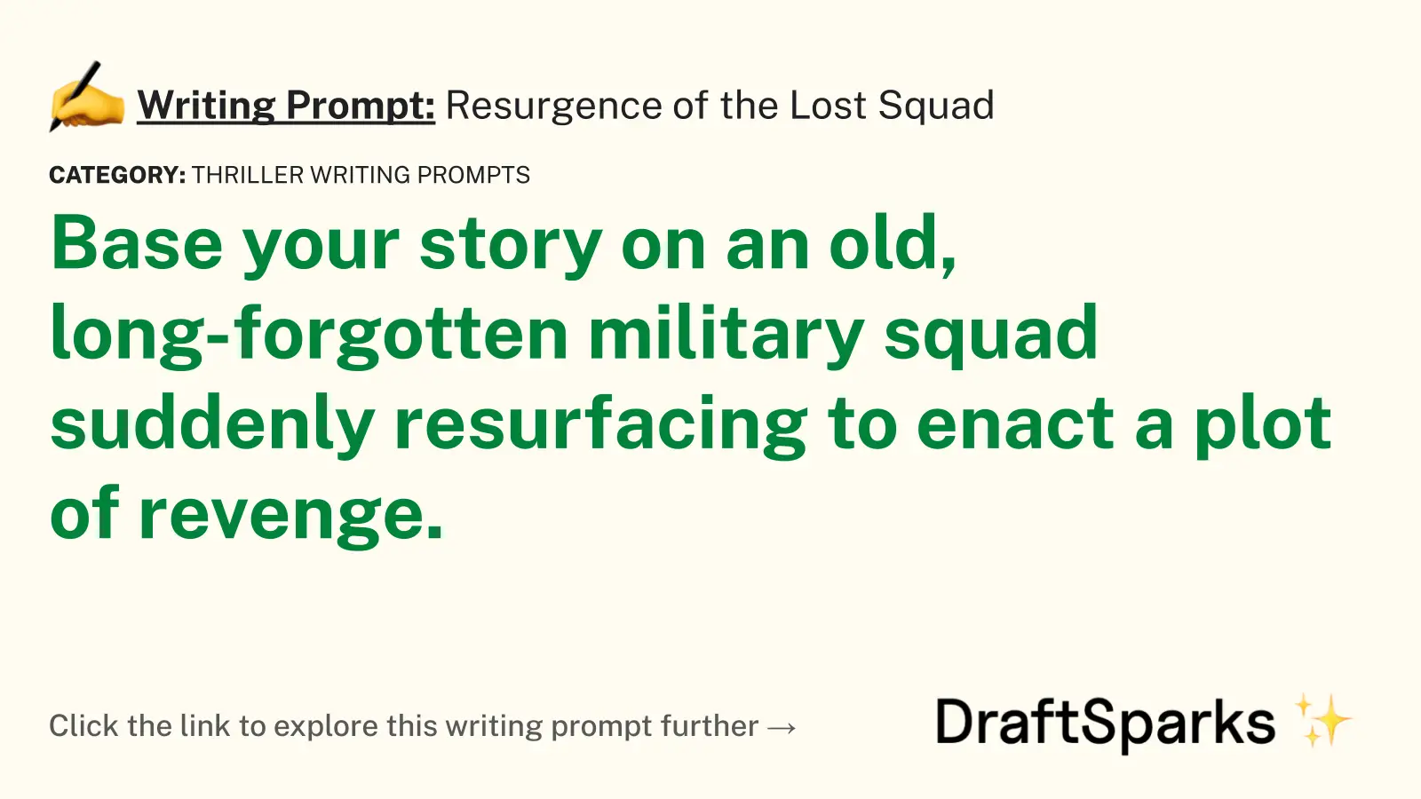 Resurgence of the Lost Squad