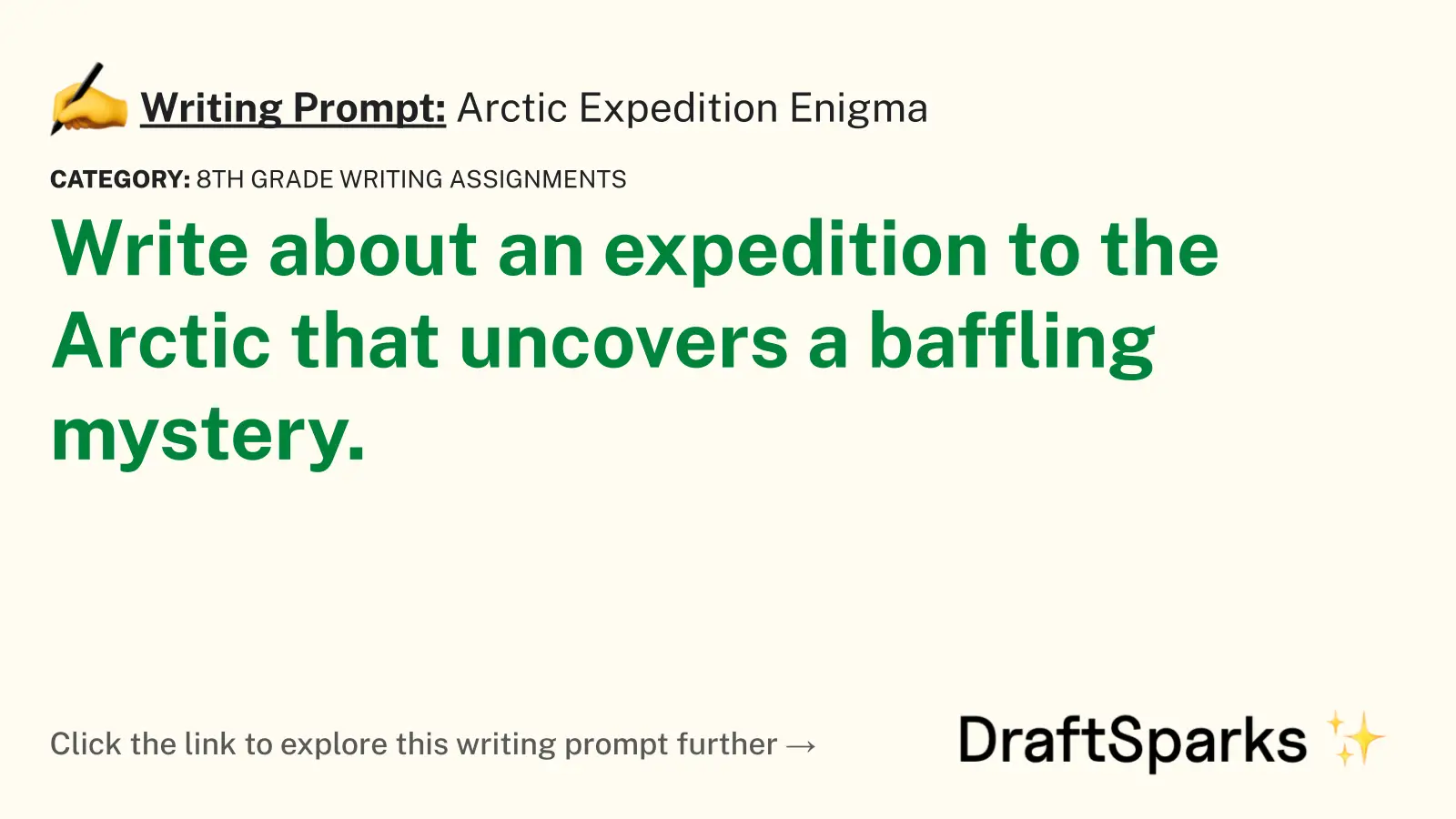 Arctic Expedition Enigma