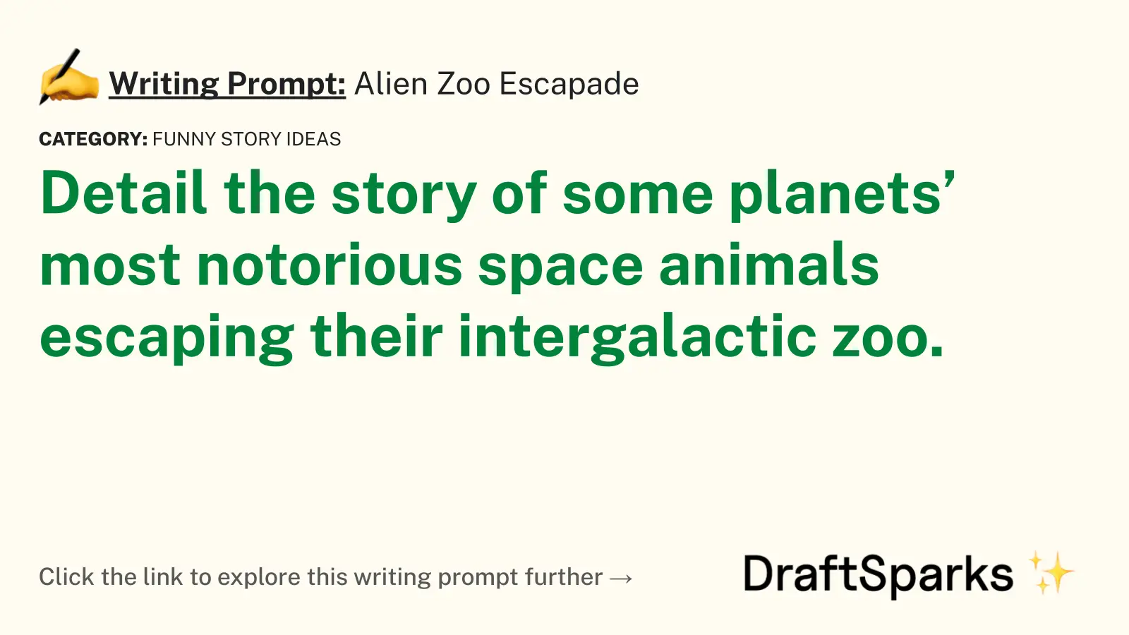 Alien Zoo Escapade