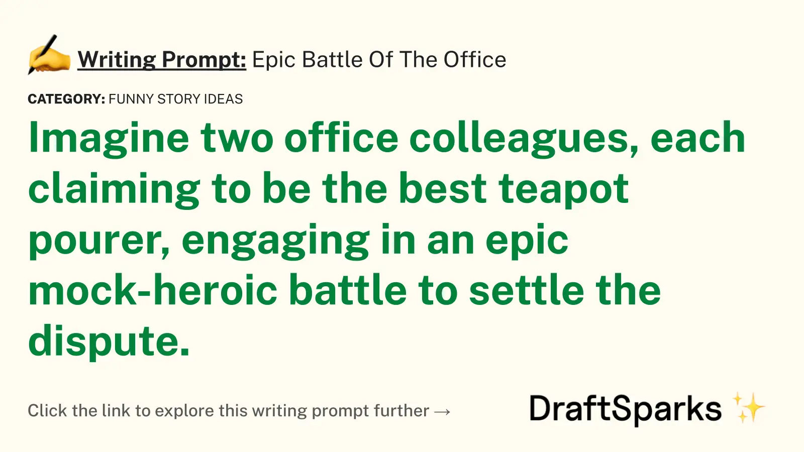 Epic Battle Of The Office