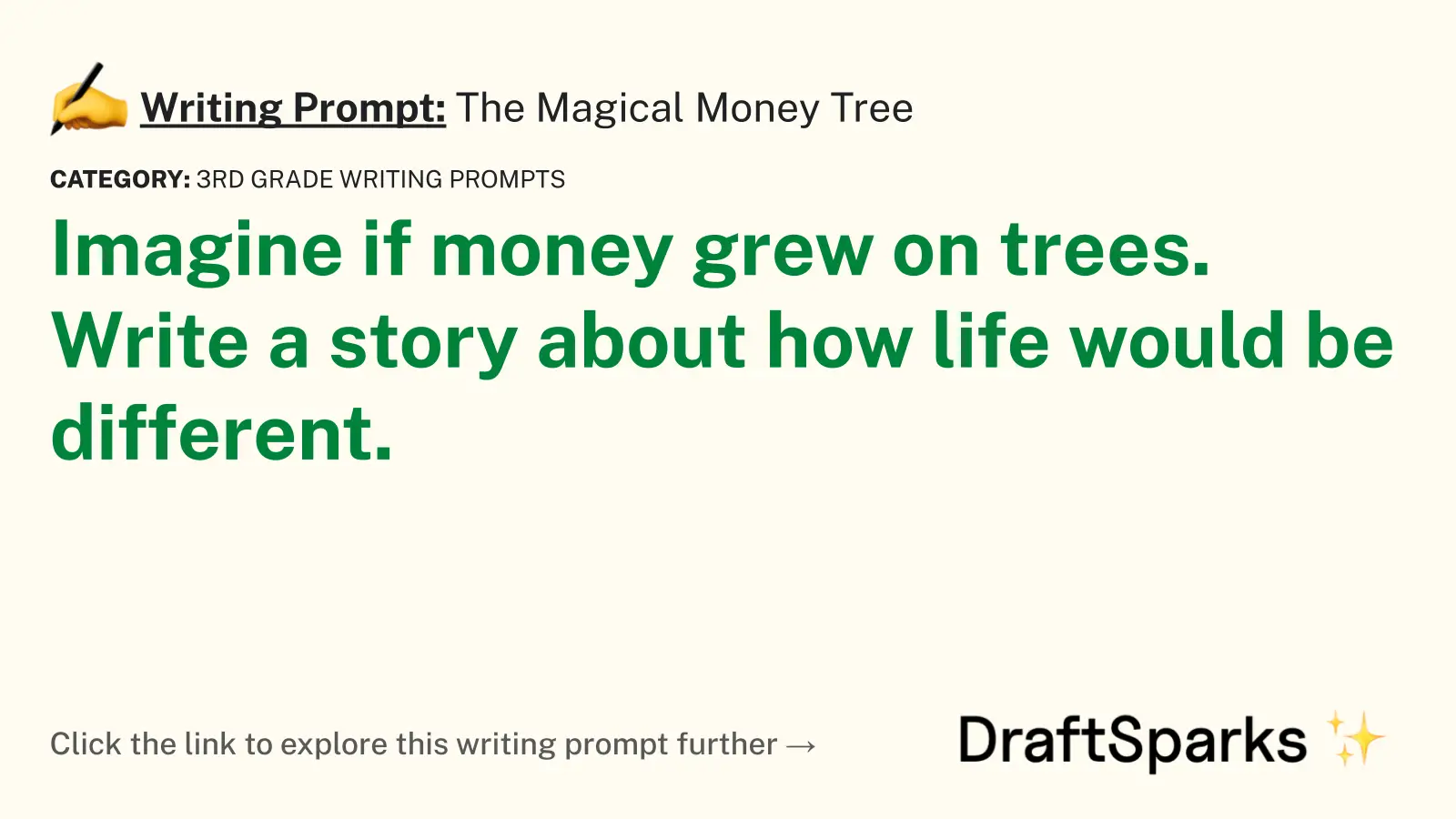 The Magical Money Tree