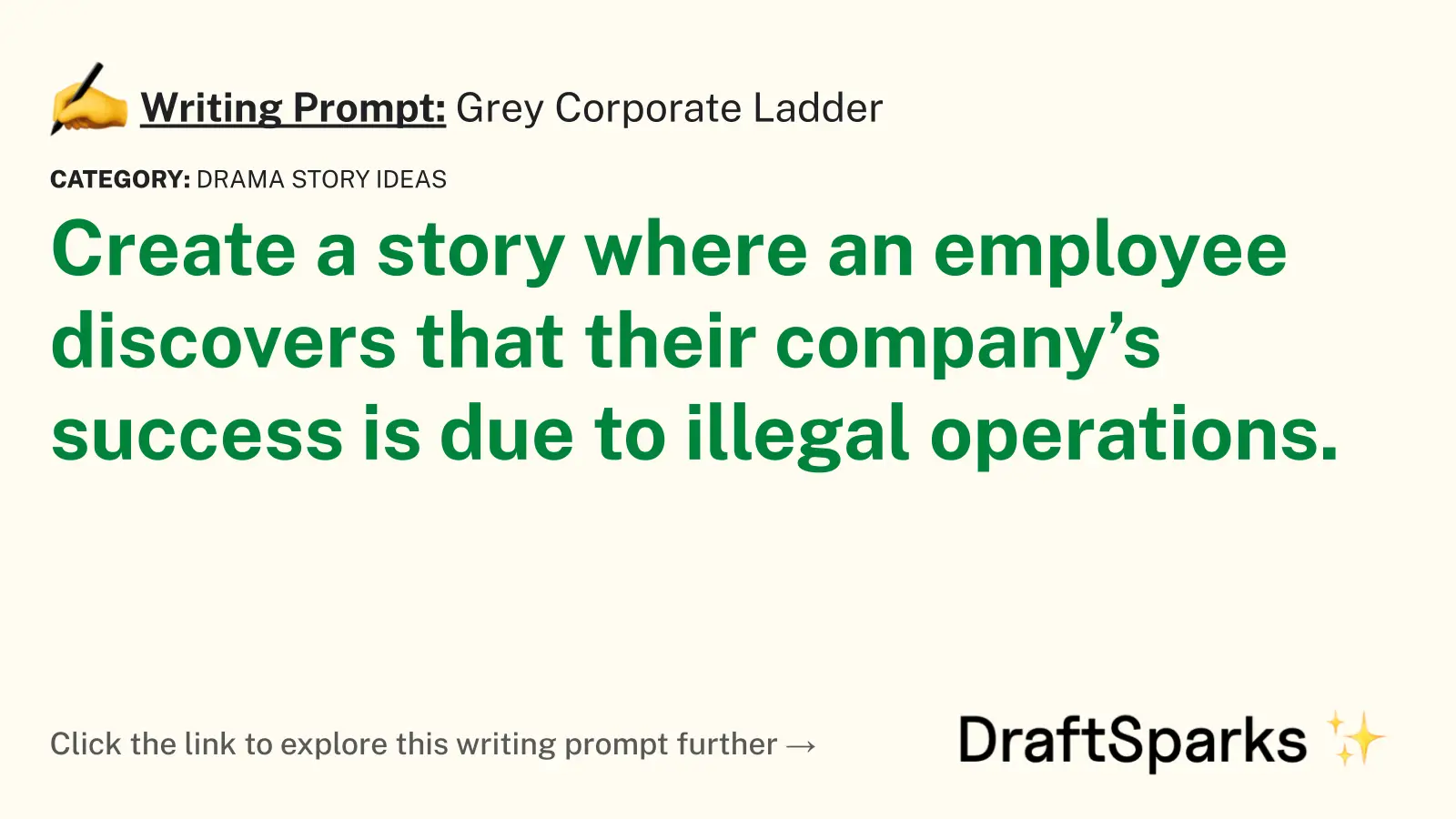 Grey Corporate Ladder