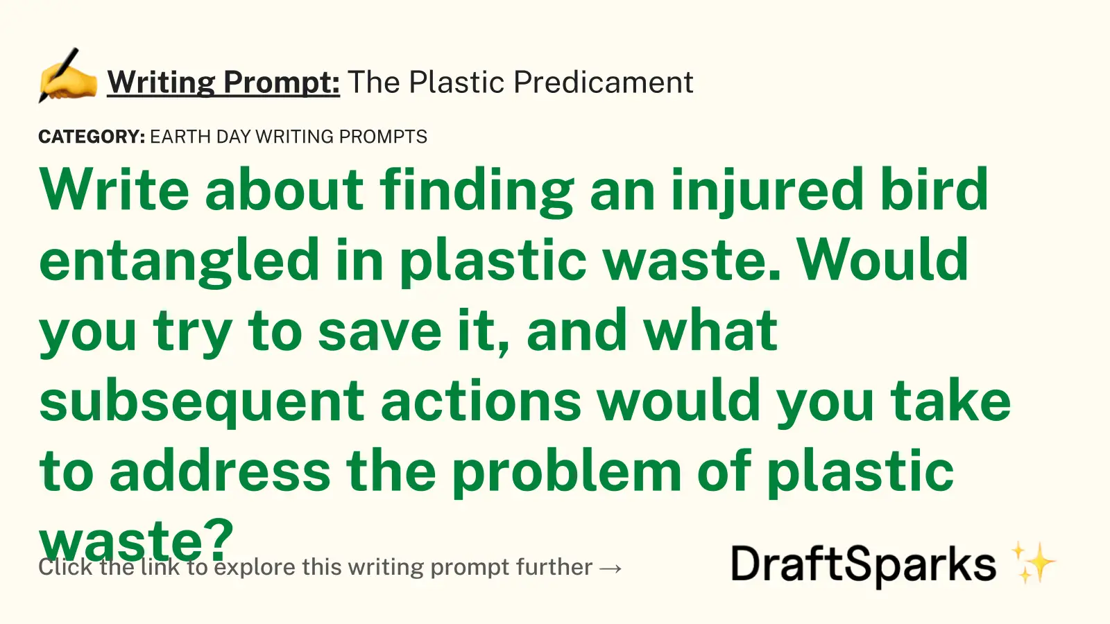 The Plastic Predicament