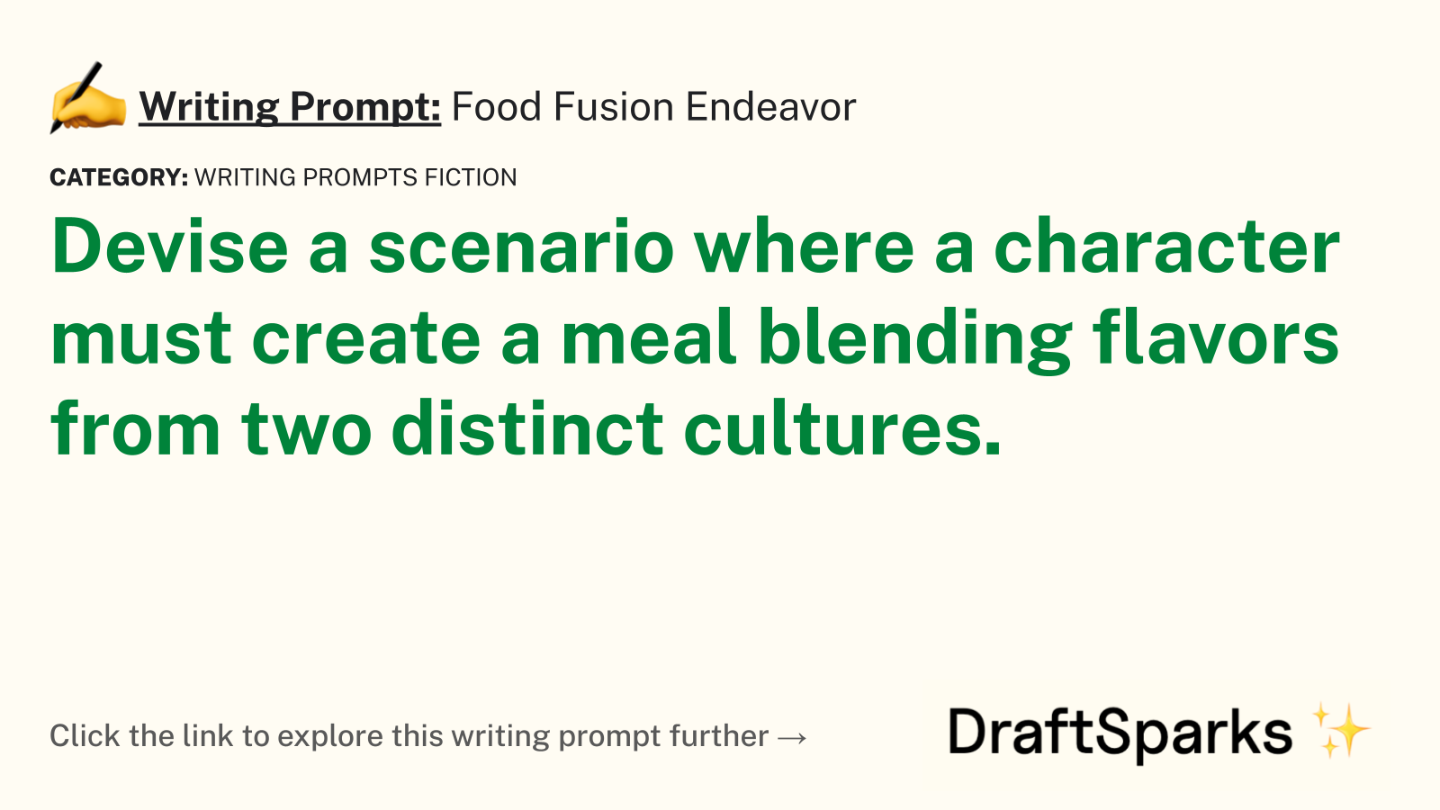 Food Fusion Endeavor