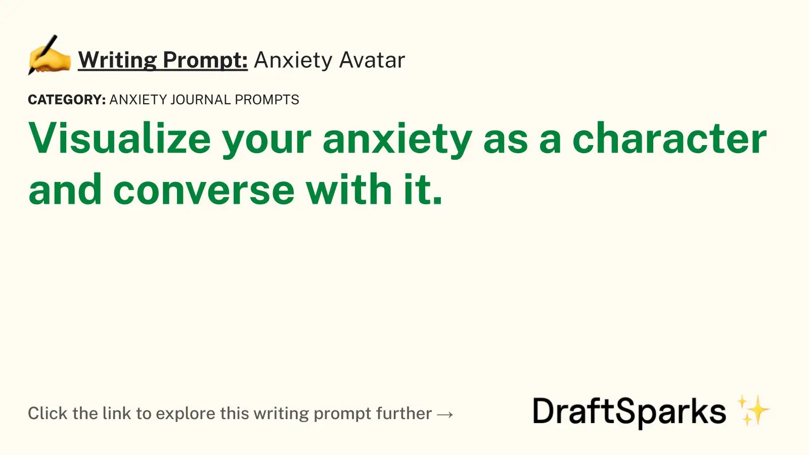 Anxiety Avatar