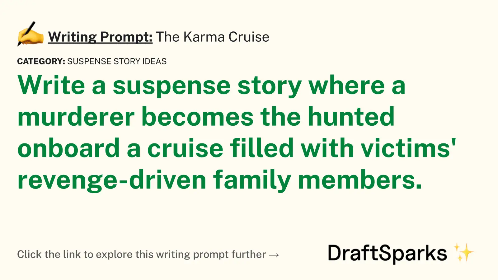 The Karma Cruise