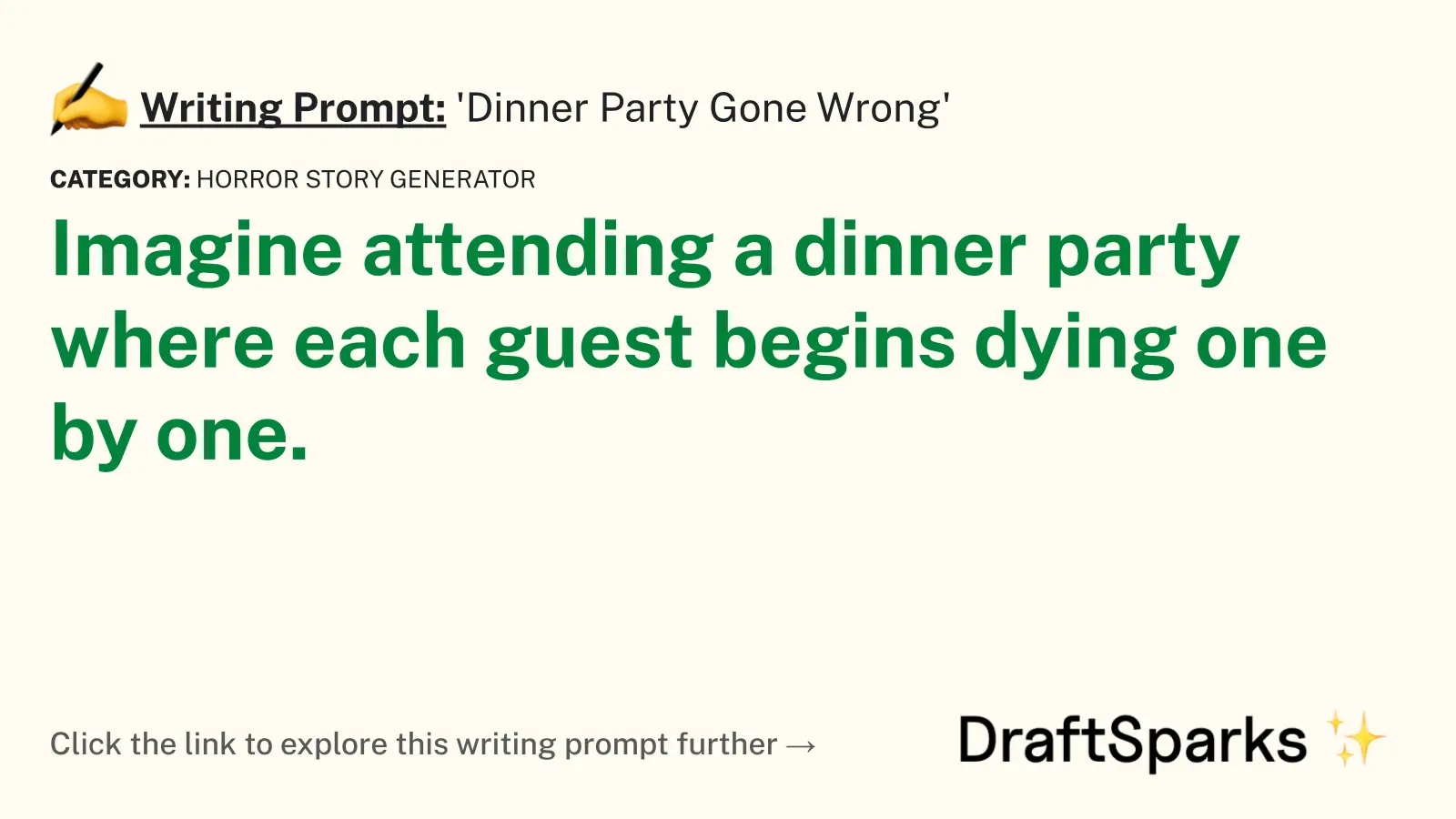 ‘Dinner Party Gone Wrong’