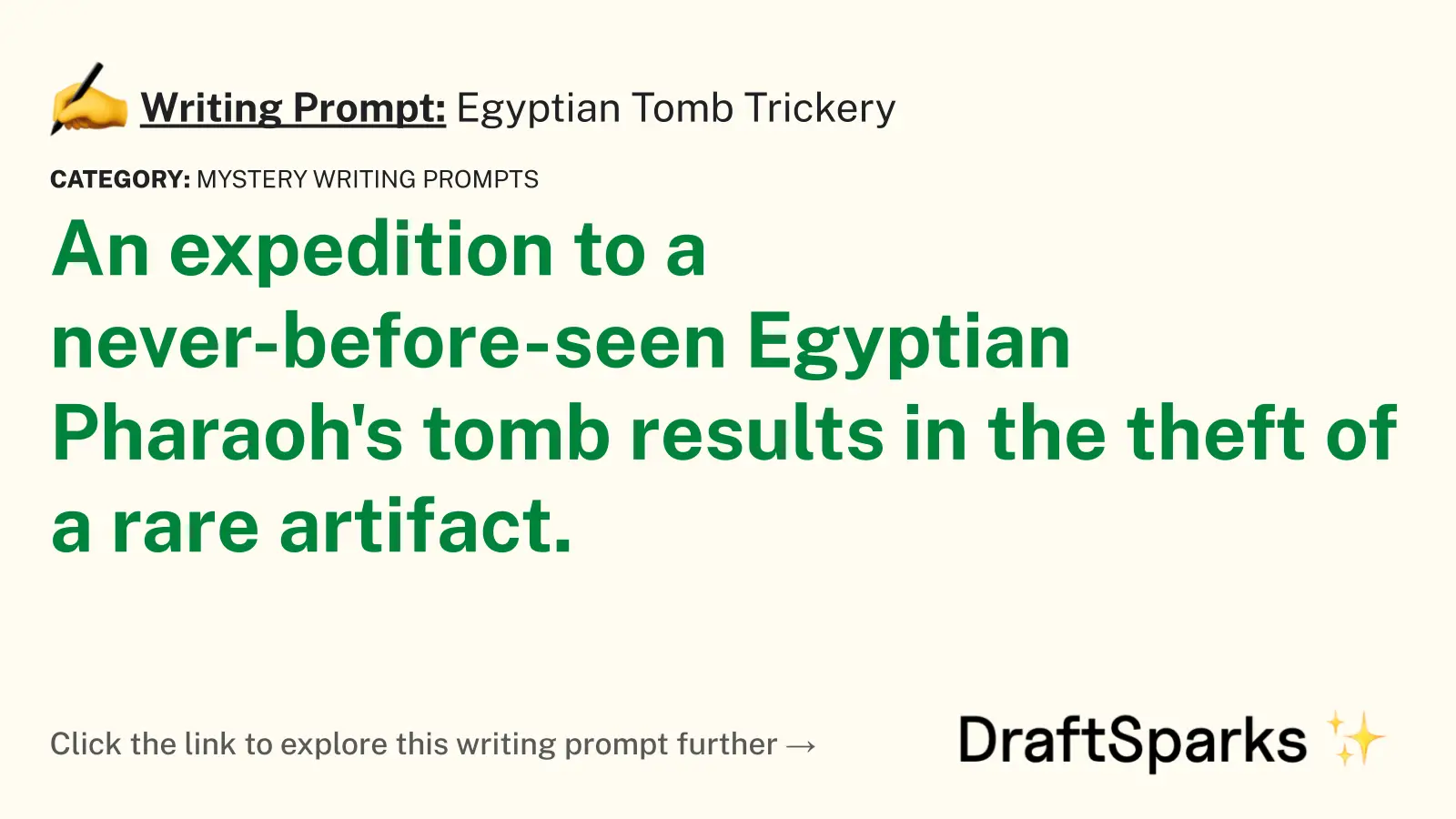 Egyptian Tomb Trickery