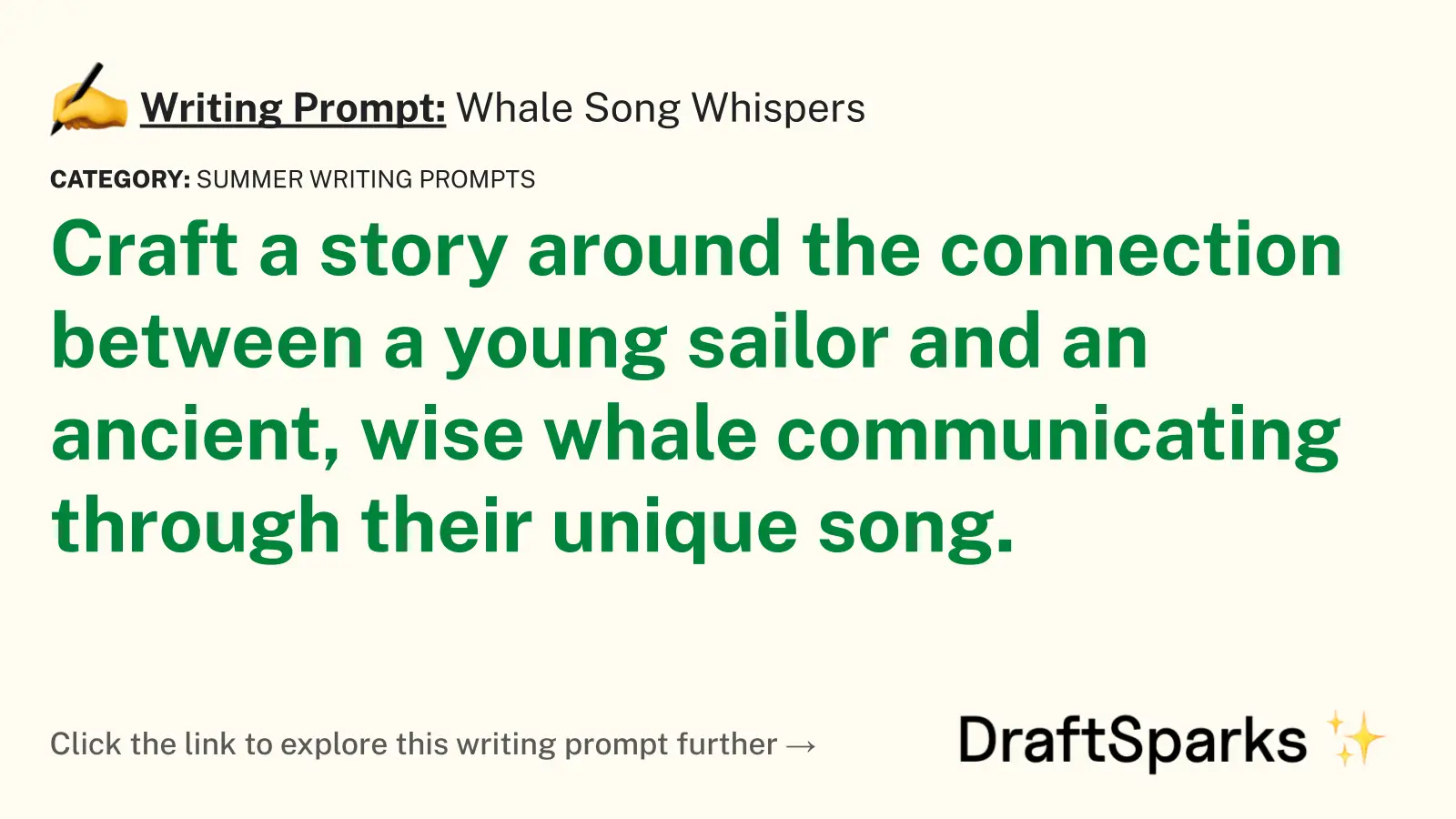 Whale Song Whispers