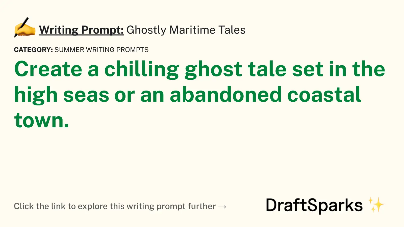 Ghostly Maritime Tales