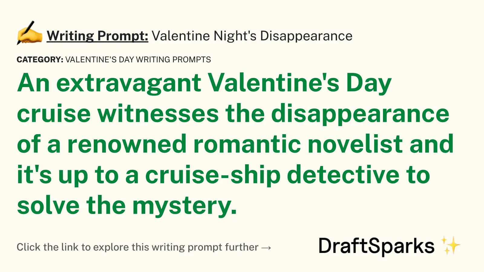Valentine Night’s Disappearance