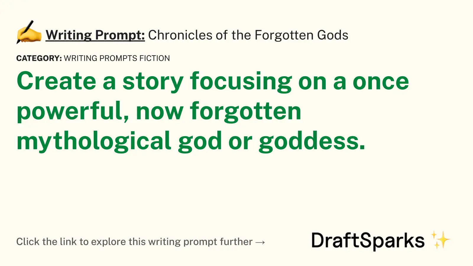 Chronicles of the Forgotten Gods