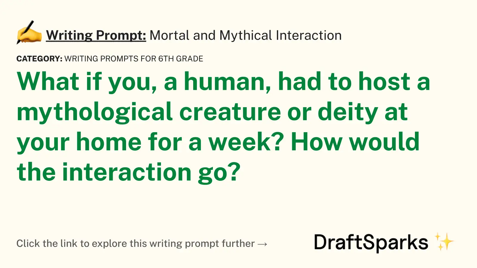Mortal and Mythical Interaction