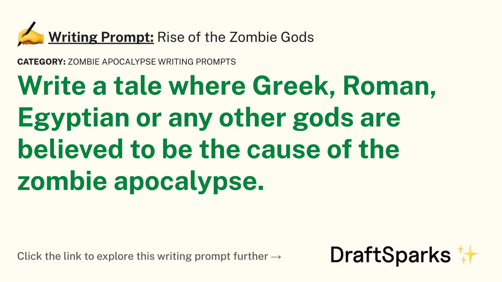 Rise of the Zombie Gods