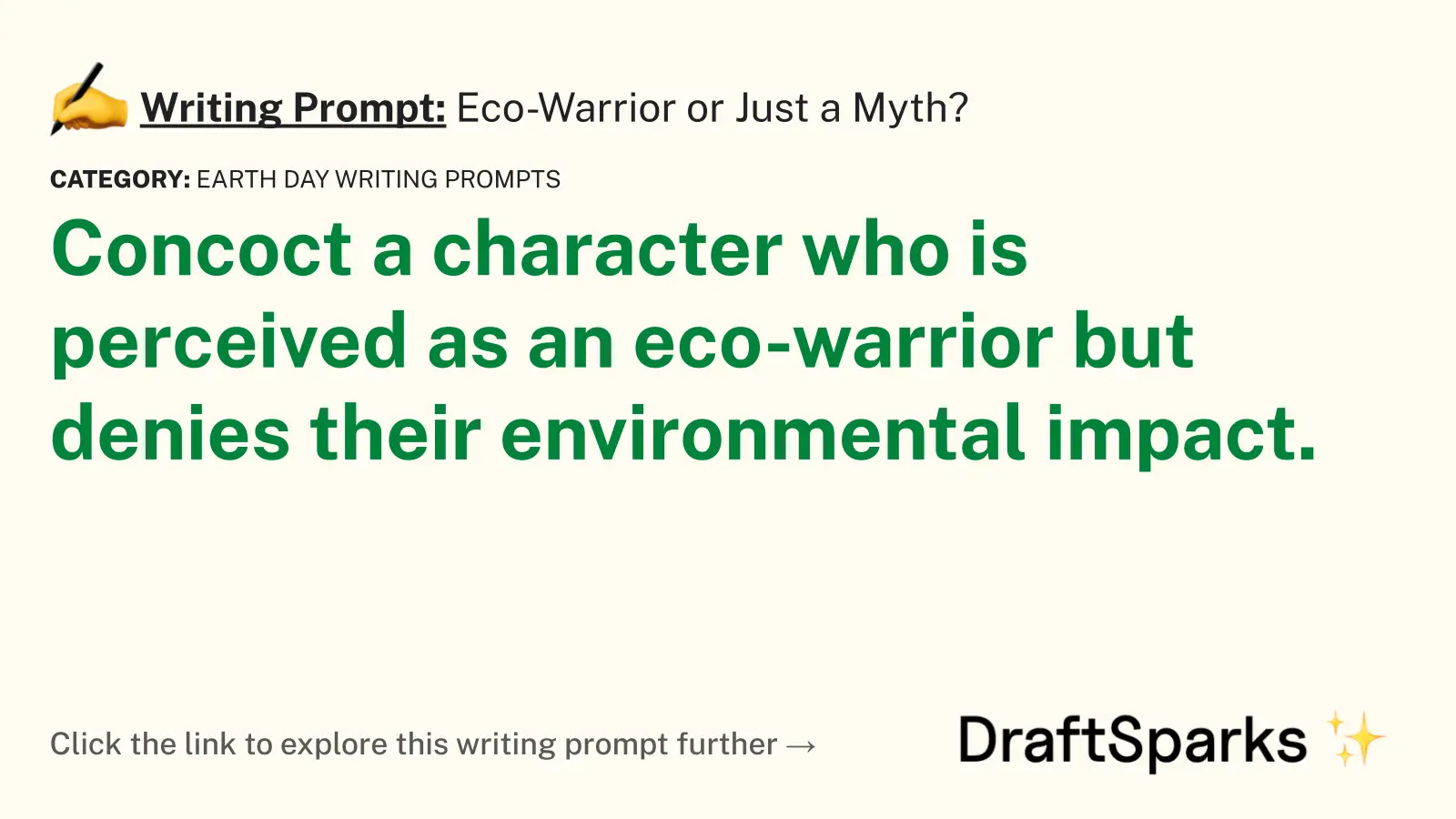 Eco-Warrior or Just a Myth?