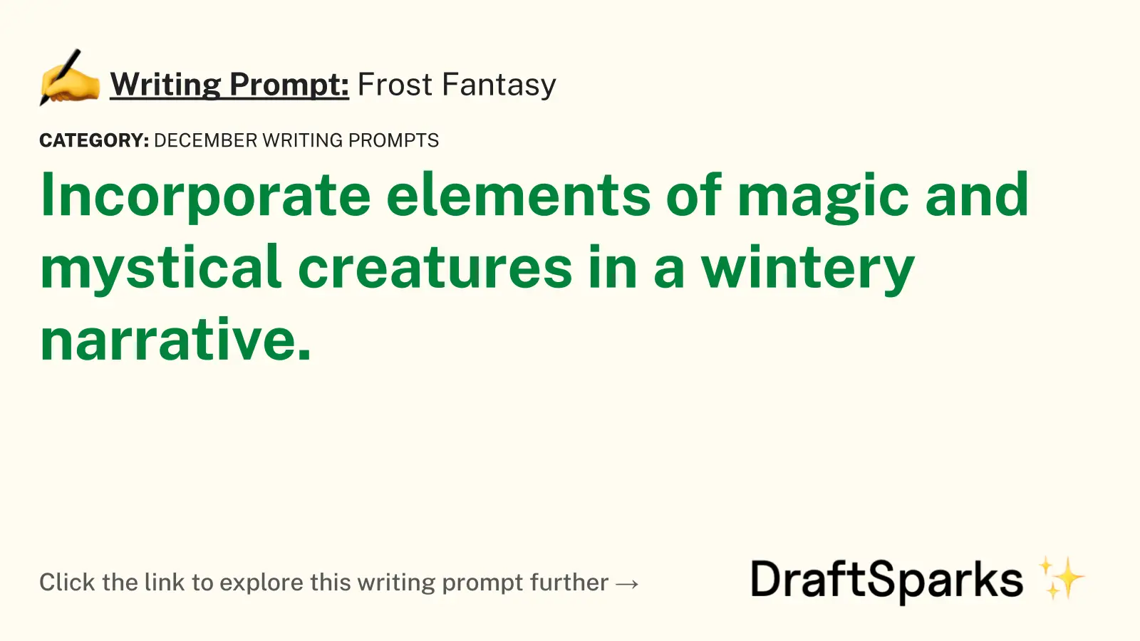 Frost Fantasy