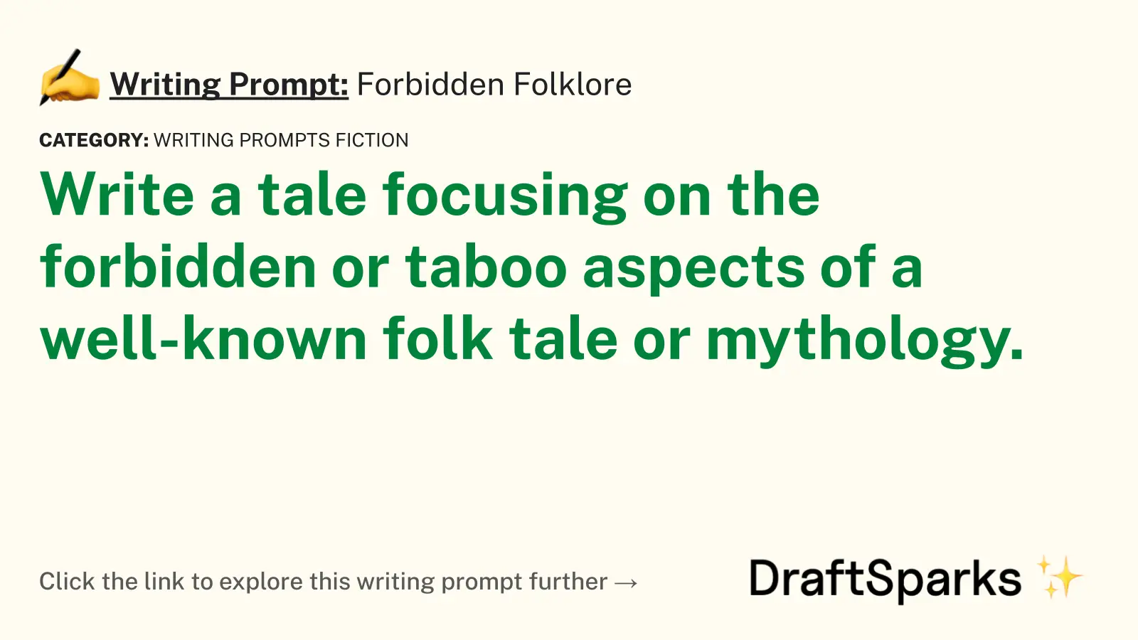 Forbidden Folklore