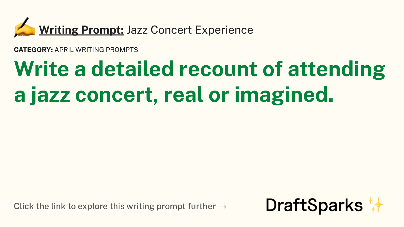Jazz Concert Experience