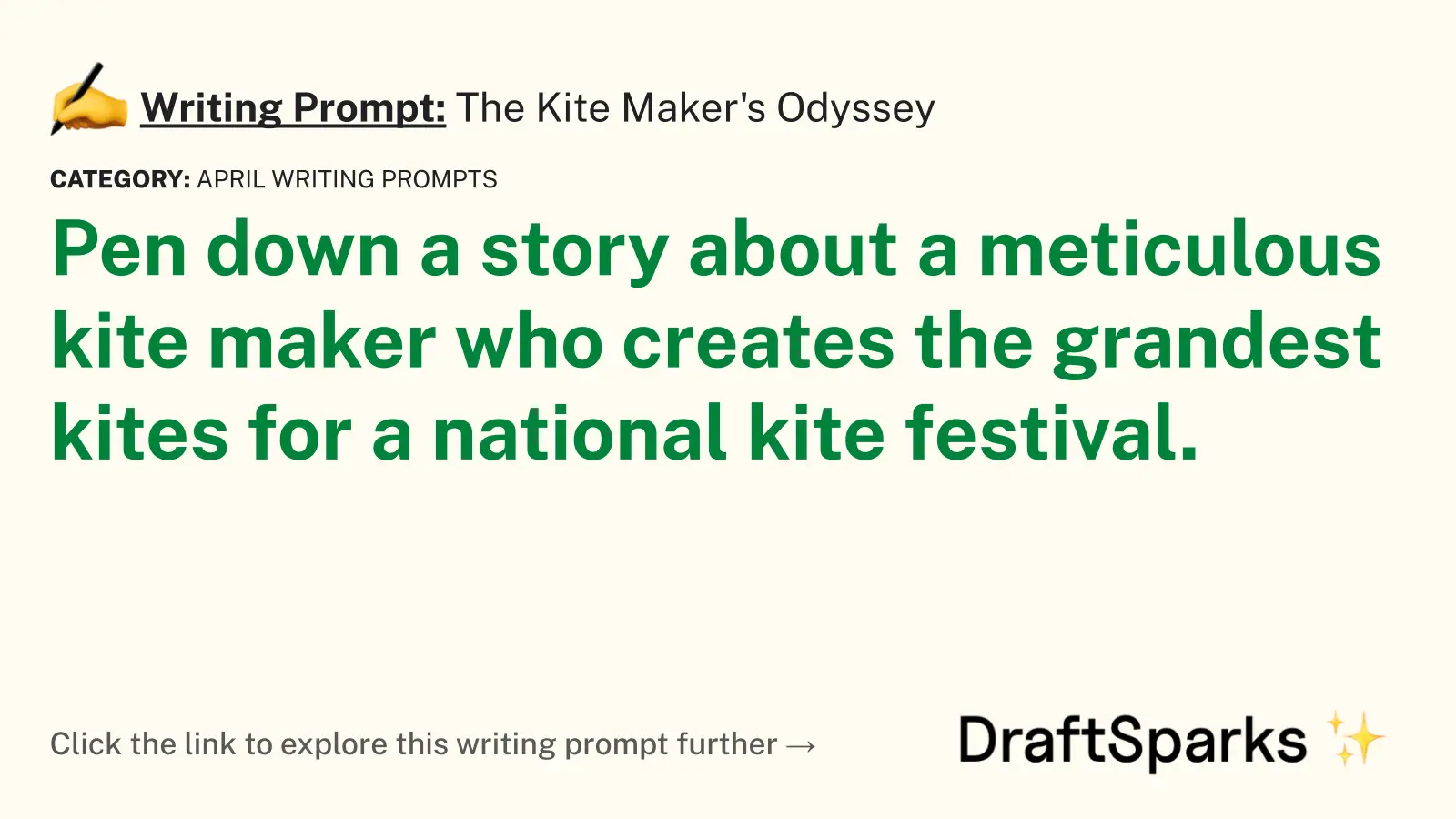 The Kite Maker’s Odyssey