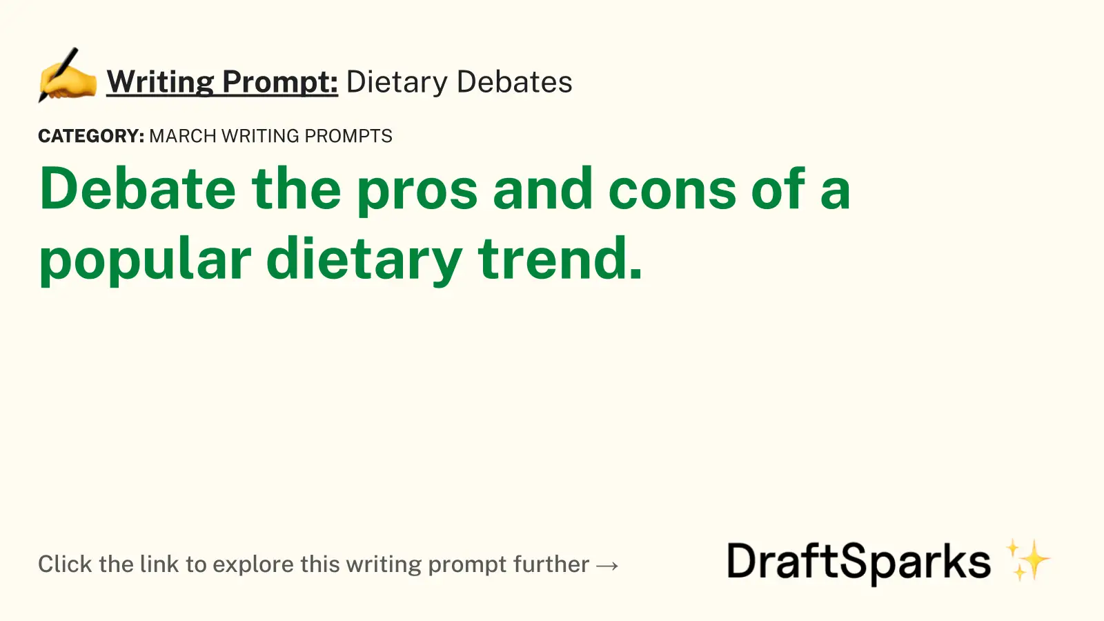 Dietary Debates