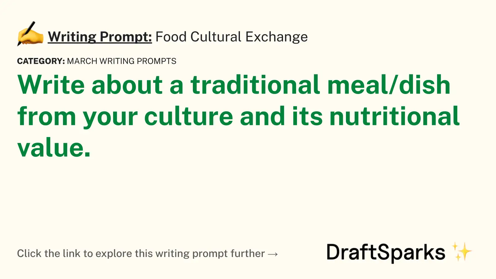 Food Cultural Exchange