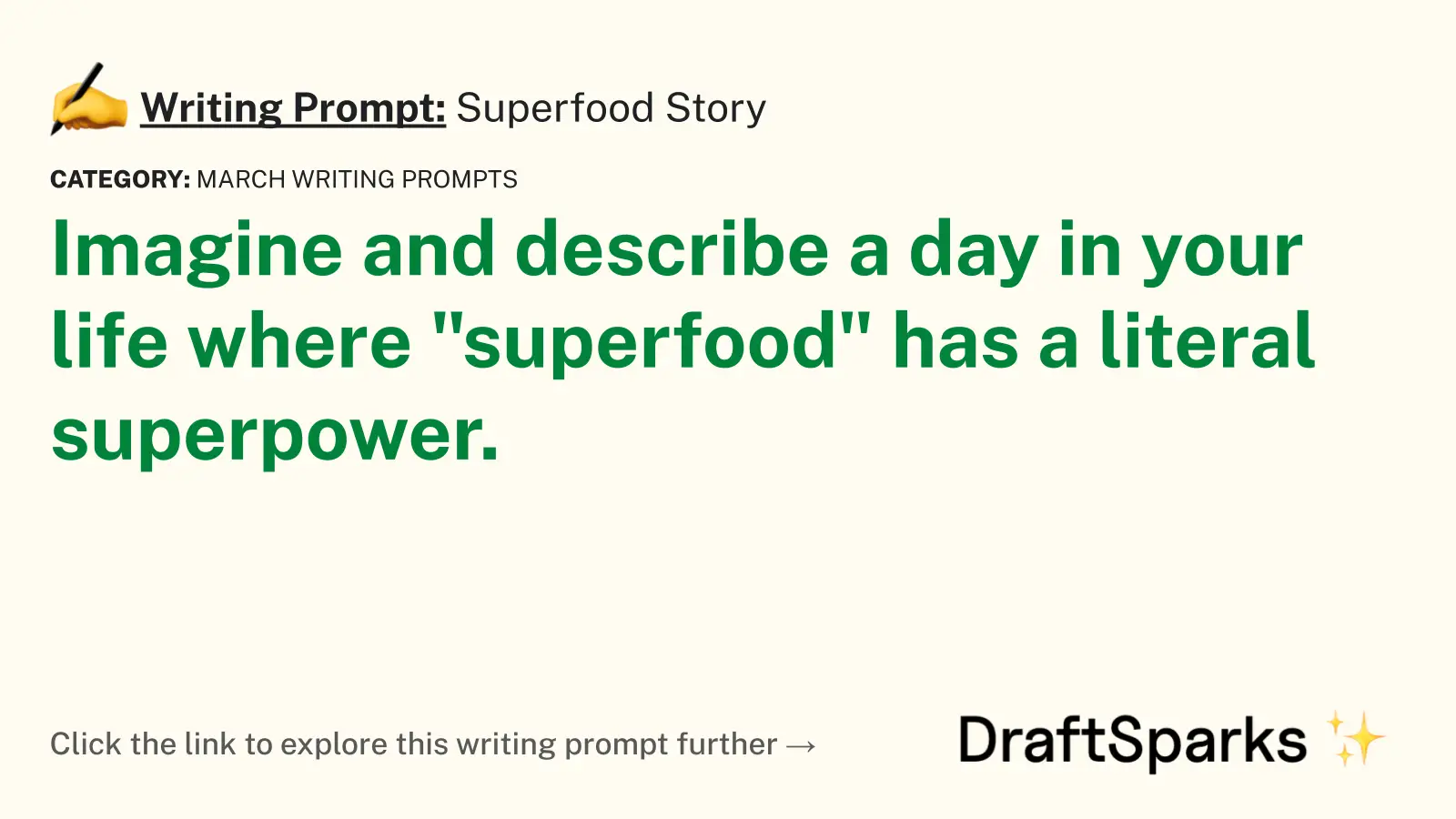 Superfood Story