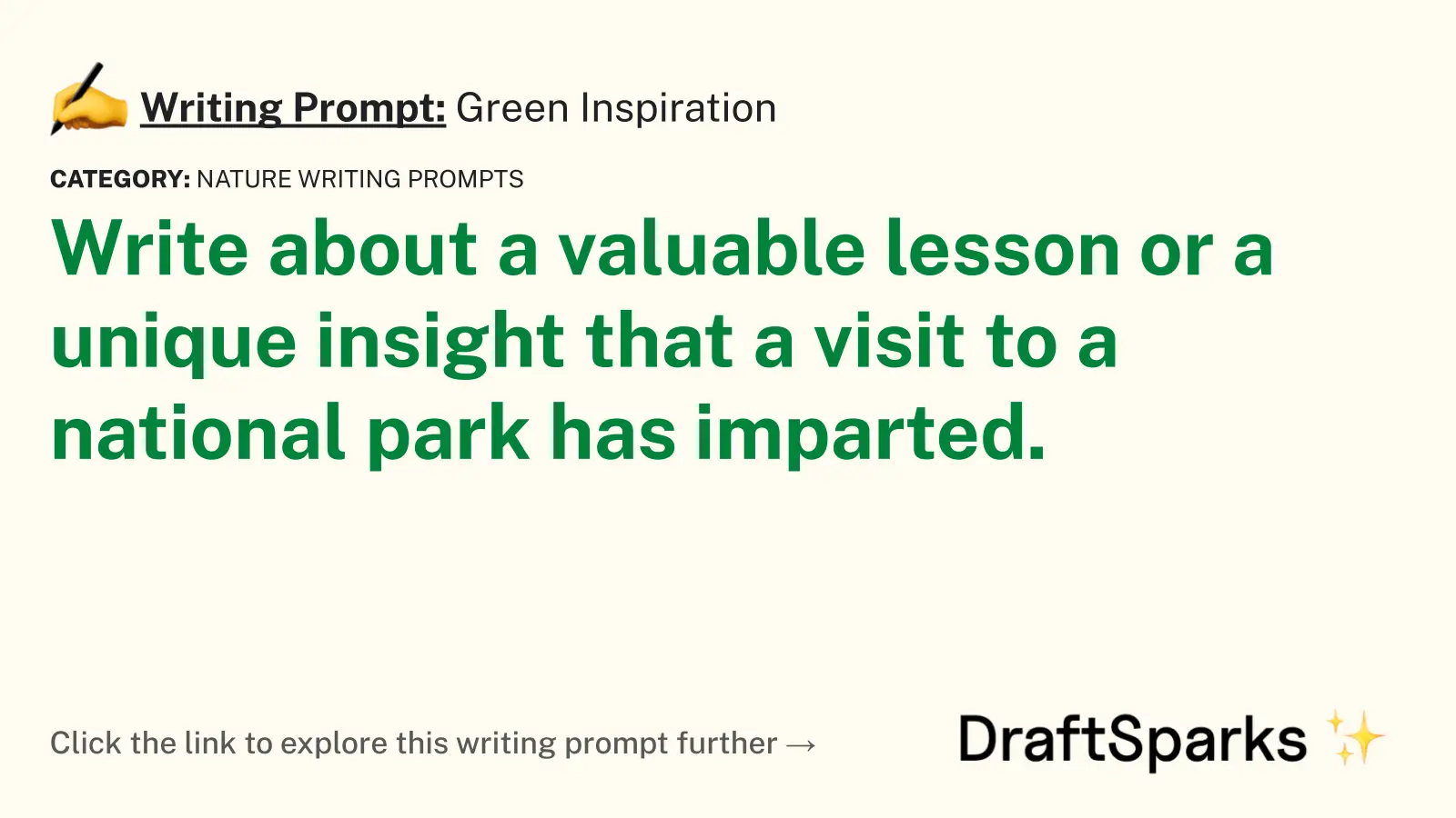 Green Inspiration