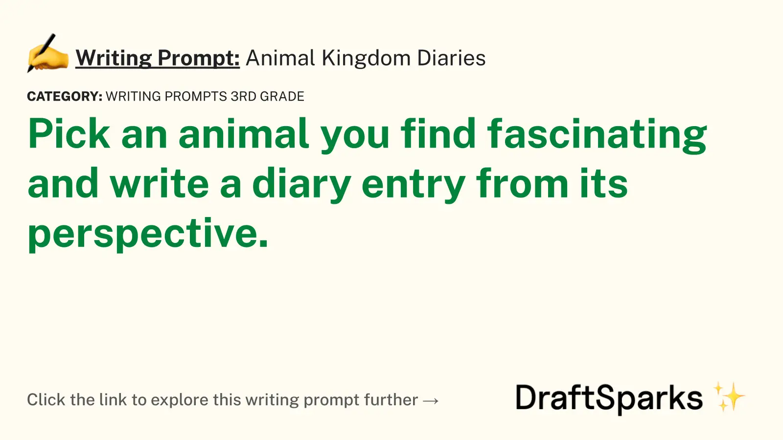 Animal Kingdom Diaries