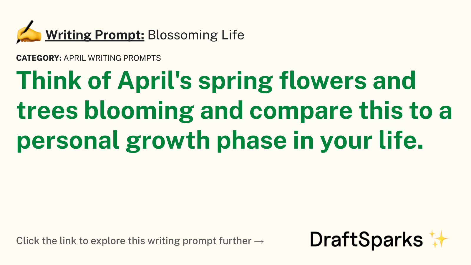 Blossoming Life