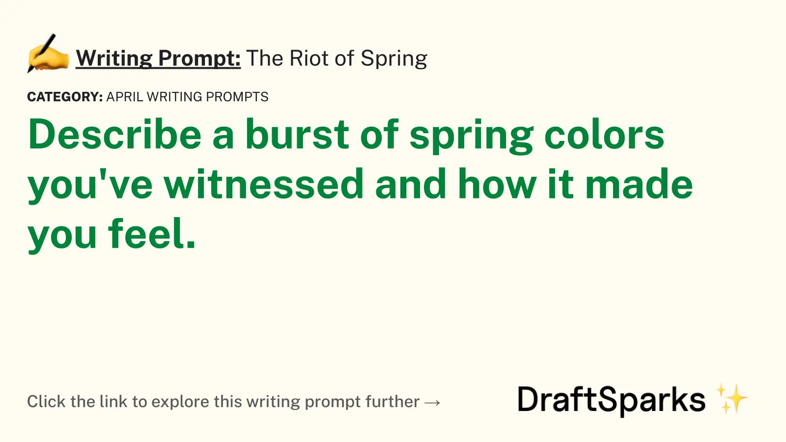 The Riot of Spring