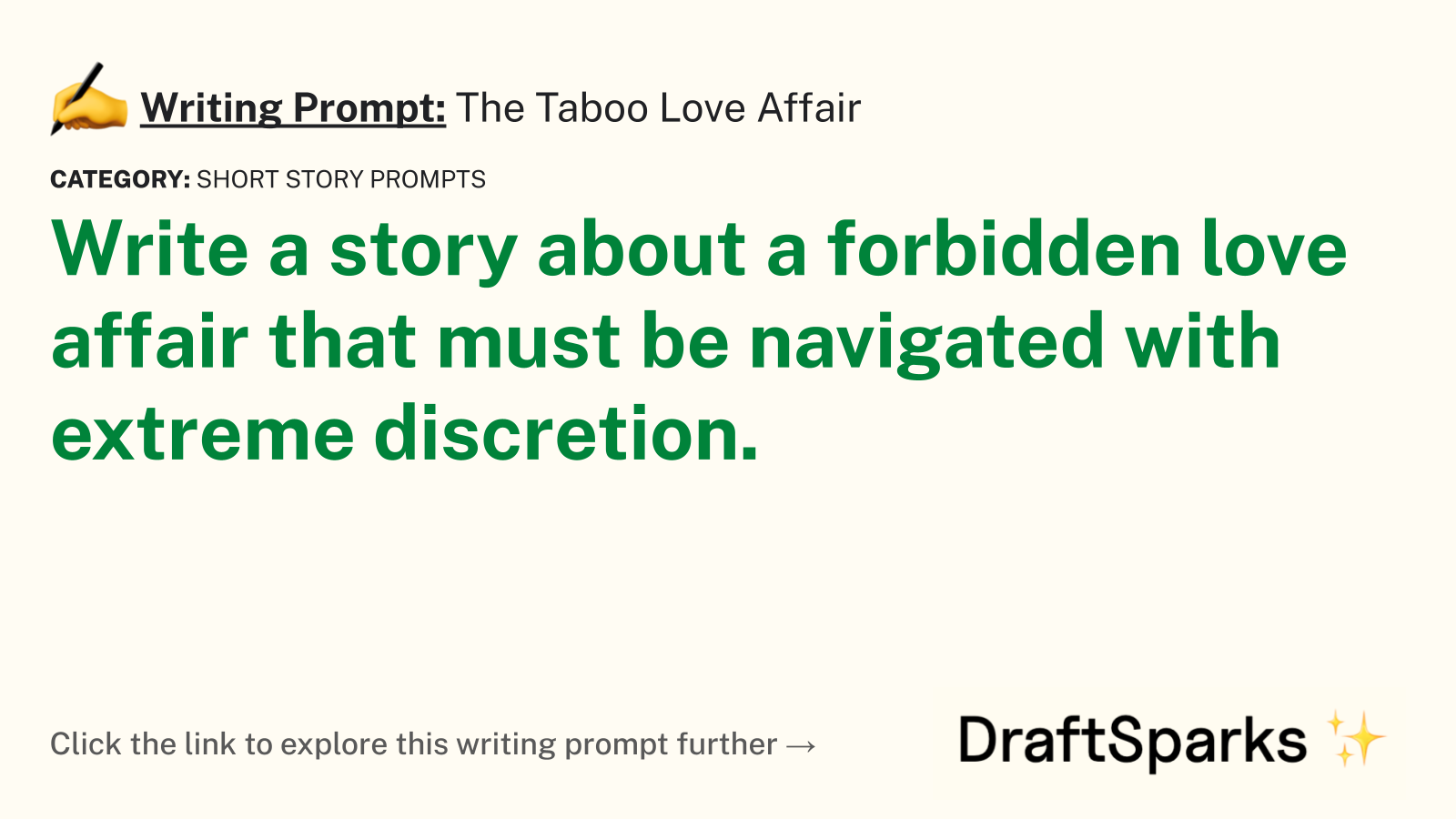 The Taboo Love Affair