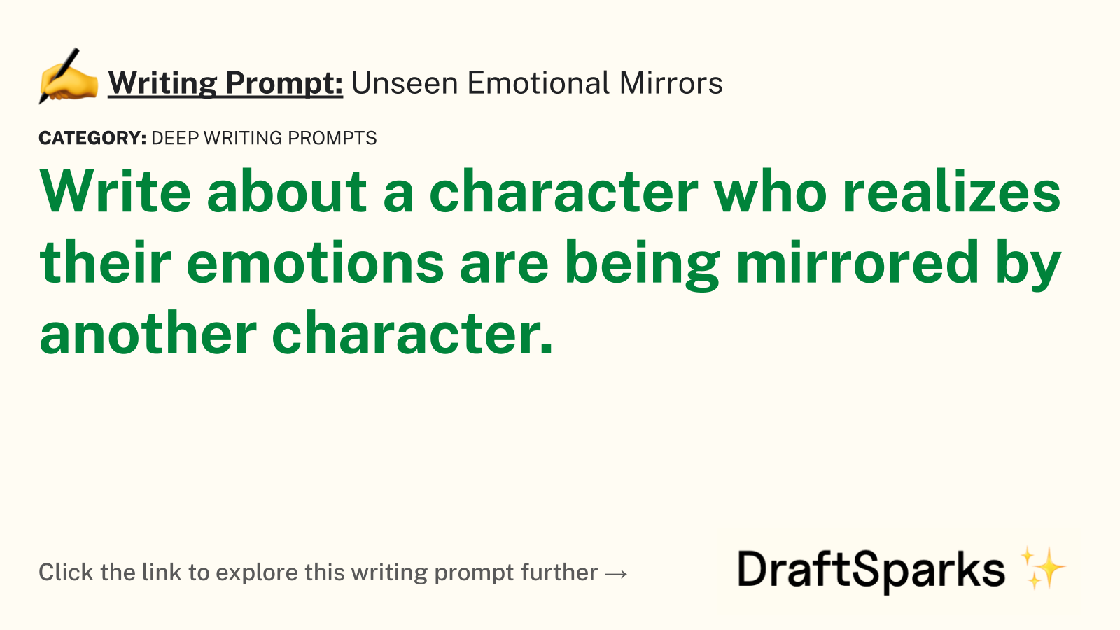 Unseen Emotional Mirrors