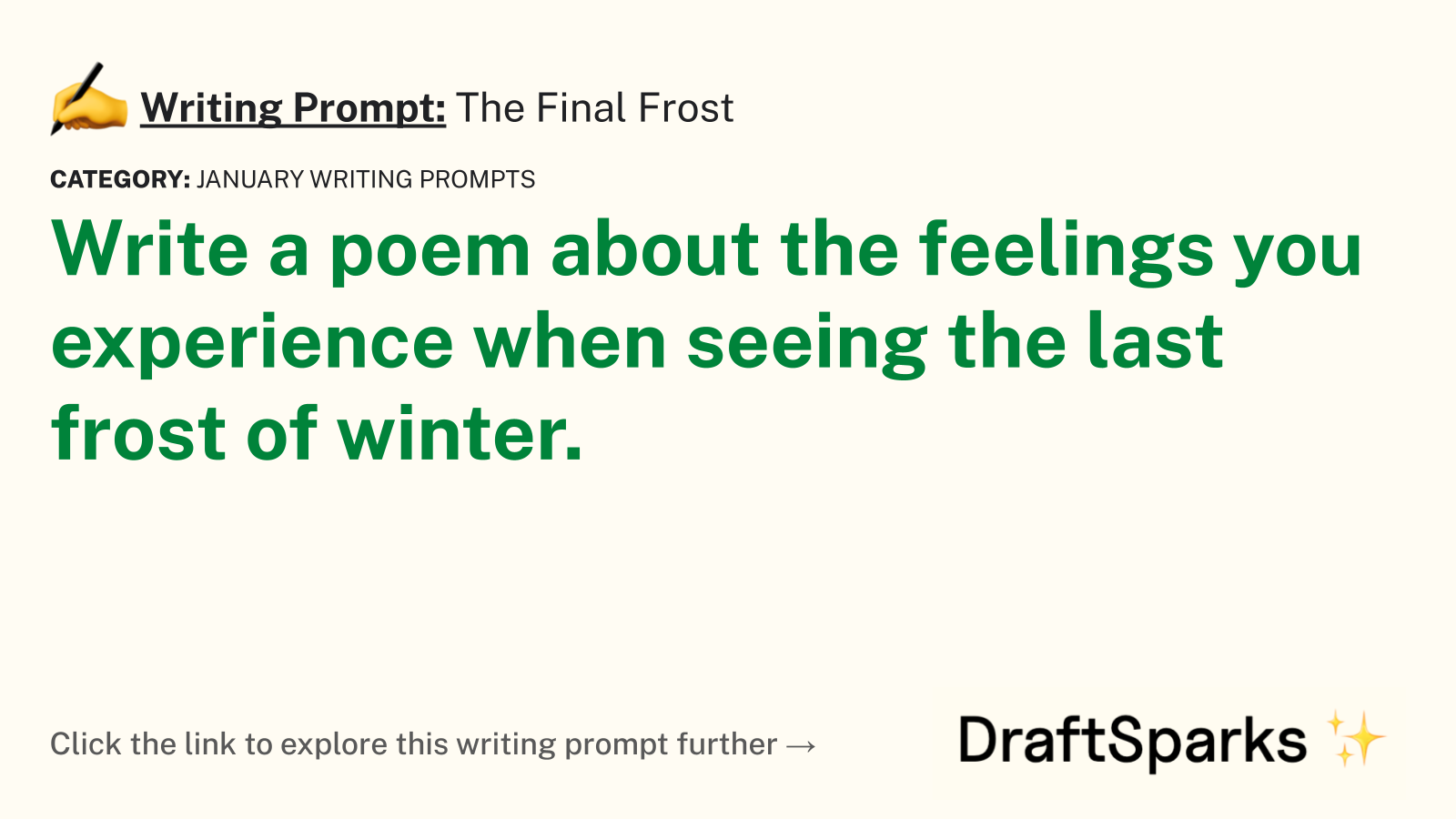 The Final Frost
