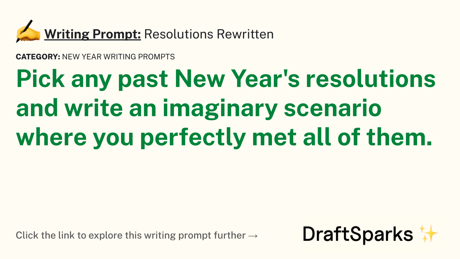 Resolutions Rewritten