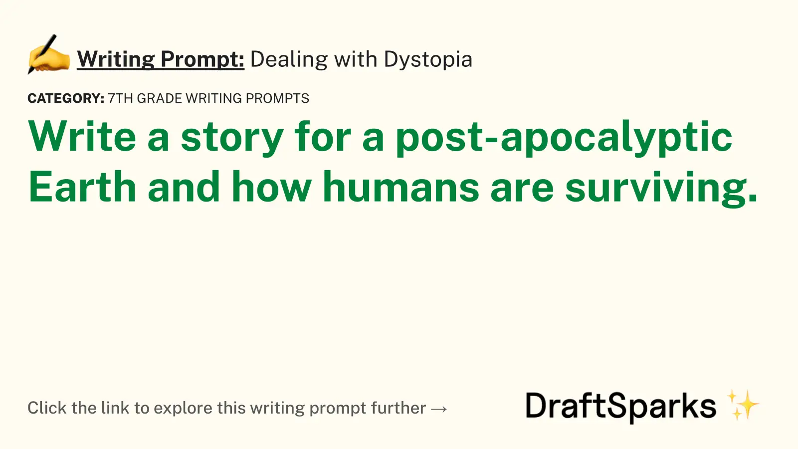 Dealing with Dystopia