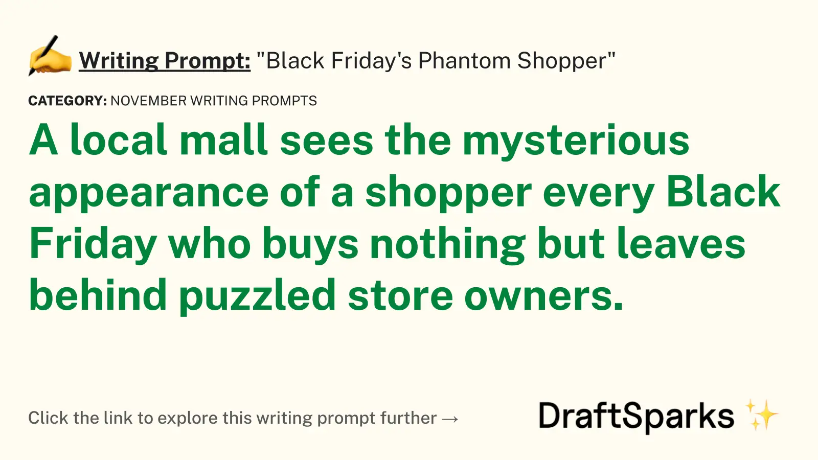 “Black Friday’s Phantom Shopper”